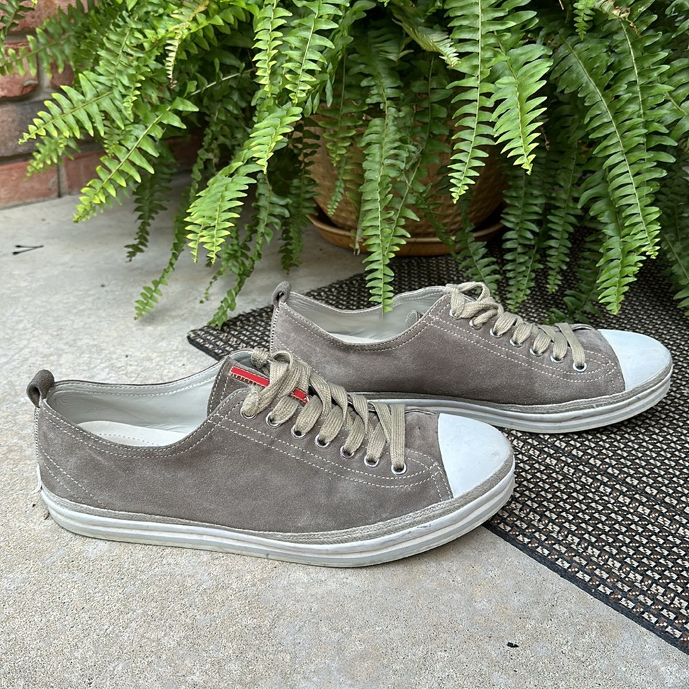 PRADA Suede Sneaker - Picture 2 of 11